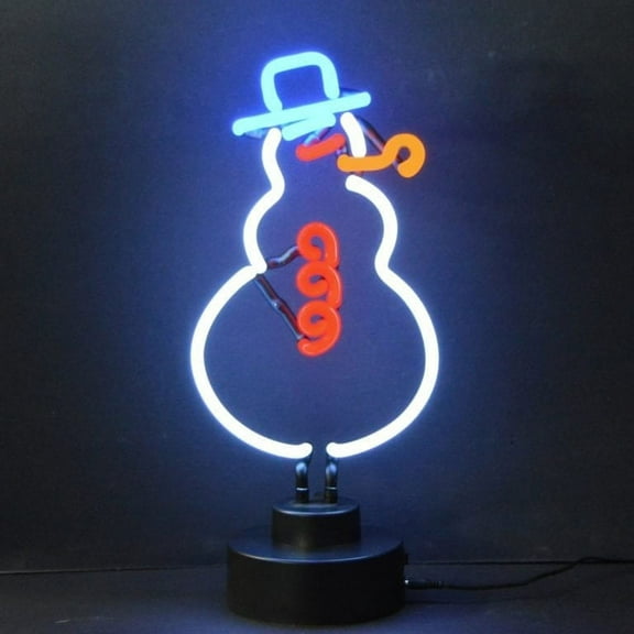 SNOWMAN NEON SCULPTURE  4SNOWM