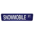 thumbnail image 1 of SNOWMOBILE STREET - ALUMINUM STREET SIGN 6" X 24", 1 of 3