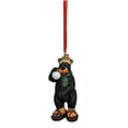 thumbnail image 1 of SNOWSHOE WILLIE Black Bear With Snowball Christmas Ornament by Wilcor, 1 of 2