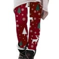 thumbnail image 1 of SNOWSONG Christmas Leggings for Women, Plus Size Leggings Women's Fashion Comfortable Slim Fit Print Casual Pants Leggings Yoga Pants, Womens Leggings, Tummy Control Leggings Wine L, 1 of 5