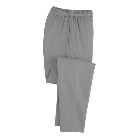 SNOWSONG Plus Size Pants for Women, Women's Straight Leg Long Pants Elastic High Waist Casual Trousers with Pockets Gray M