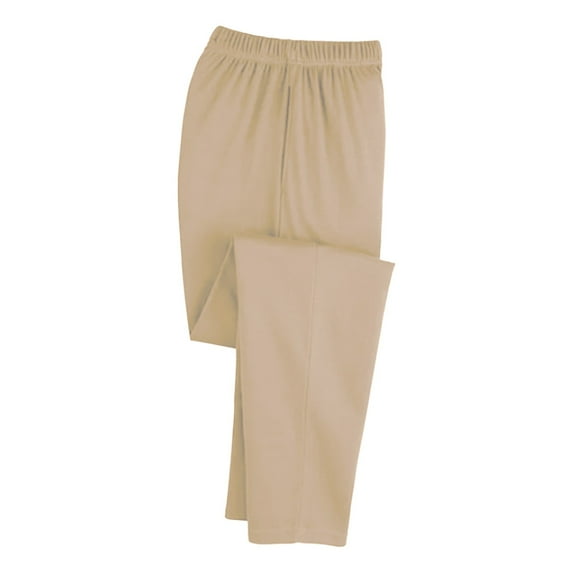 SNOWSONG Plus Size Pants for Women, Women's Straight Leg Long Pants Elastic High Waist Casual Trousers with Pockets Khaki 2XL