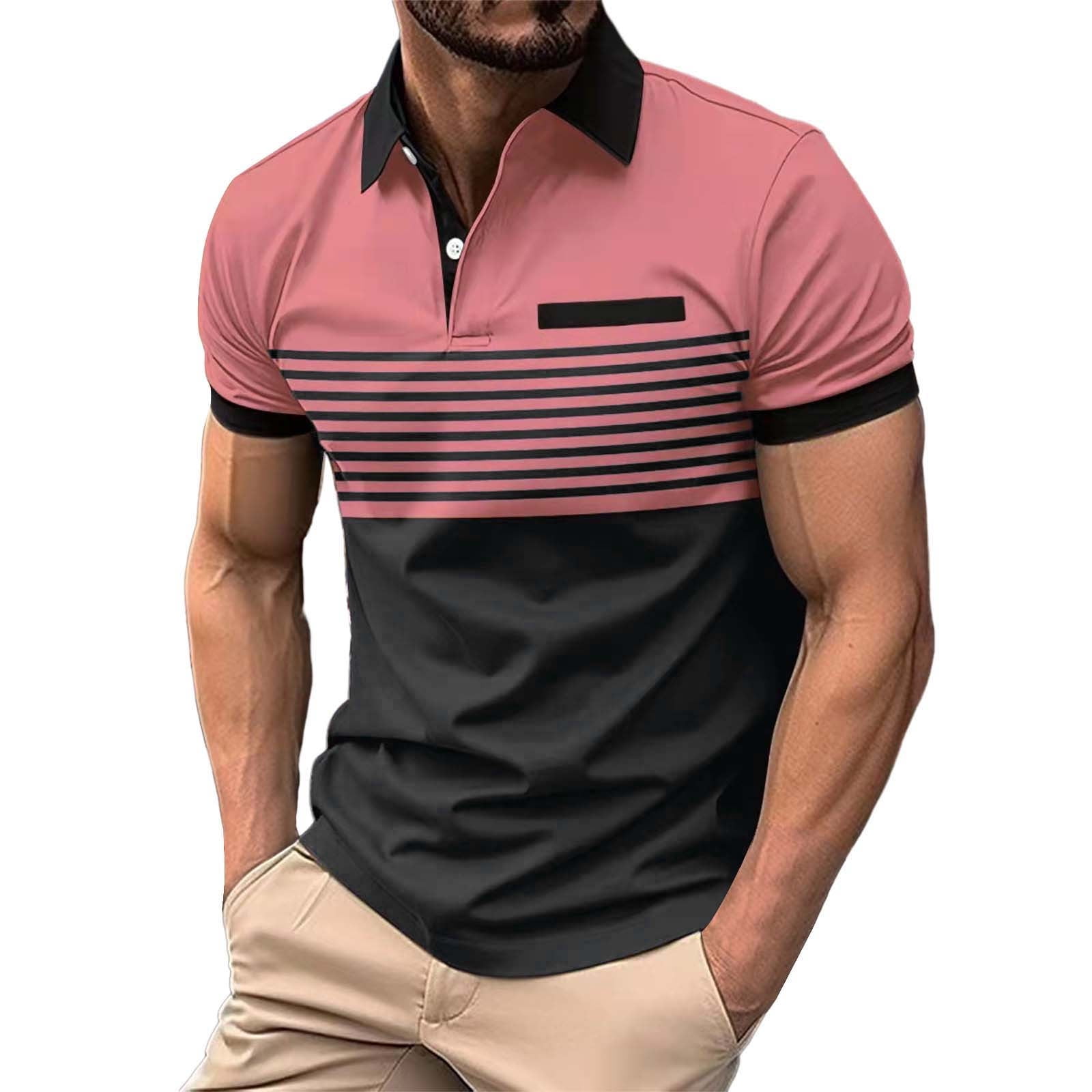 SNOWSONG Collared Shirts Short Sleeve,Polo Shirts Men's