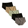 thumbnail image 1 of SNOWSONG Panties for Women Clearance! 5 Pcs Women's Thin Seamless Ice Silk Antibacterial Mulberry Silk Panties, Cotton Underwear, Underwear Women Pack, Seamless Underwear 5x Ladies Panties Black L, 1 of 8