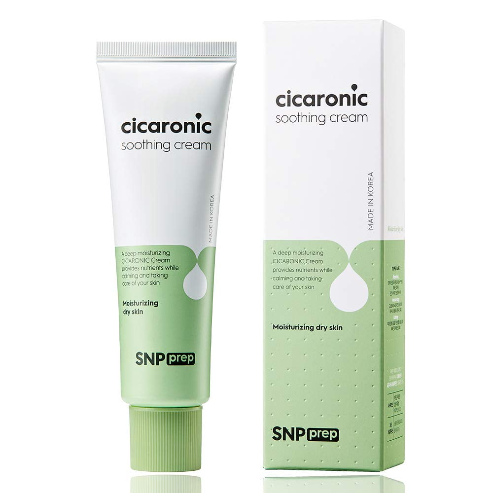 SNP PREP Cicaronic Soothing Cream Face Moisturizing, Calming, and