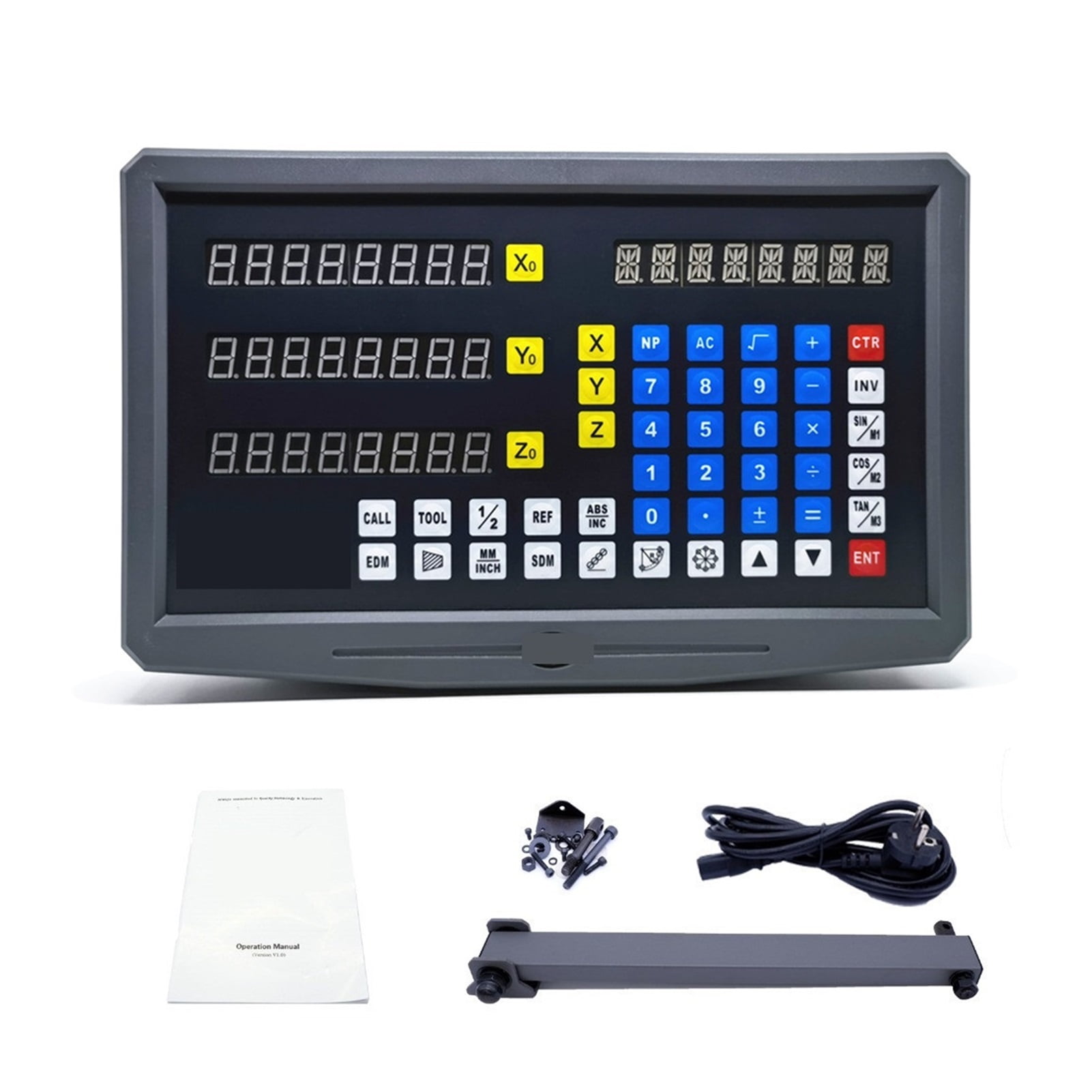 SNS-3V 3 Axis Digital Readout Monitor For Milling Lathe Machine For ...
