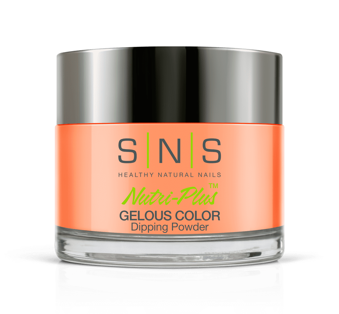 SNS Gelous Colors Lumi Glam LG Collection Dip Powder, 1.5oz (LG05 NEON - Crash & Burn)