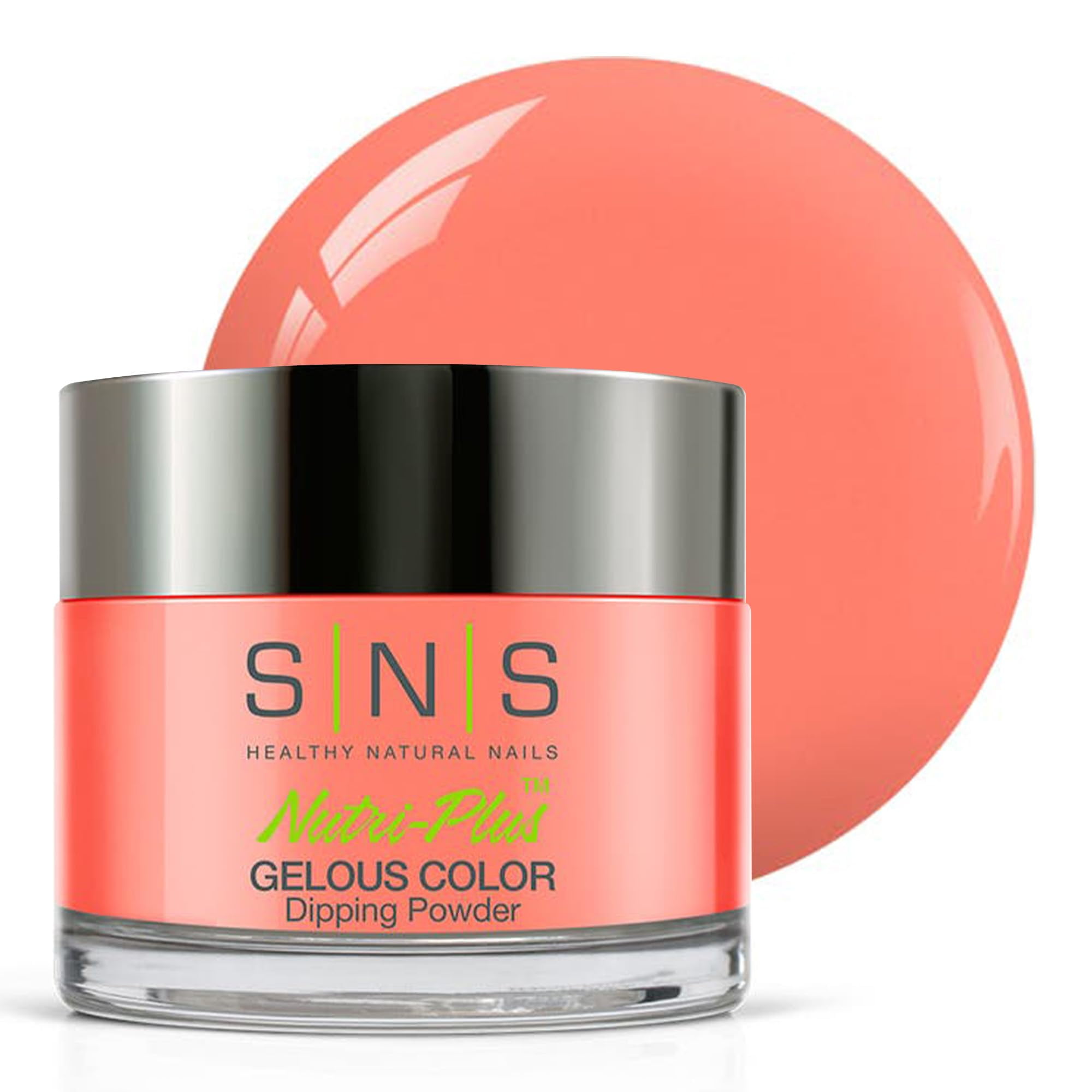 SNS Nail Dip Powder, Gelous Color Dipping Powder Sugar Lips (Peach