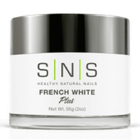 SNS Nails Gelous Color Dip Powder, French White 2oz