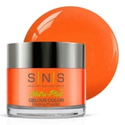 SNS Nails Gelous Colors #151 - #200 Dipping Powder NO U/V NO SMELL Prince Of Orange #153
