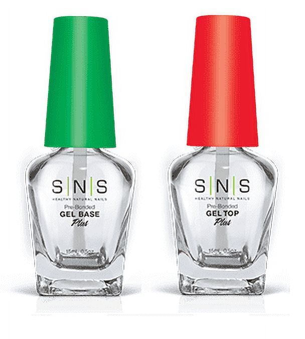SNS Nails Prep for Dipping Powder Gel Base + Gel Top 2ct