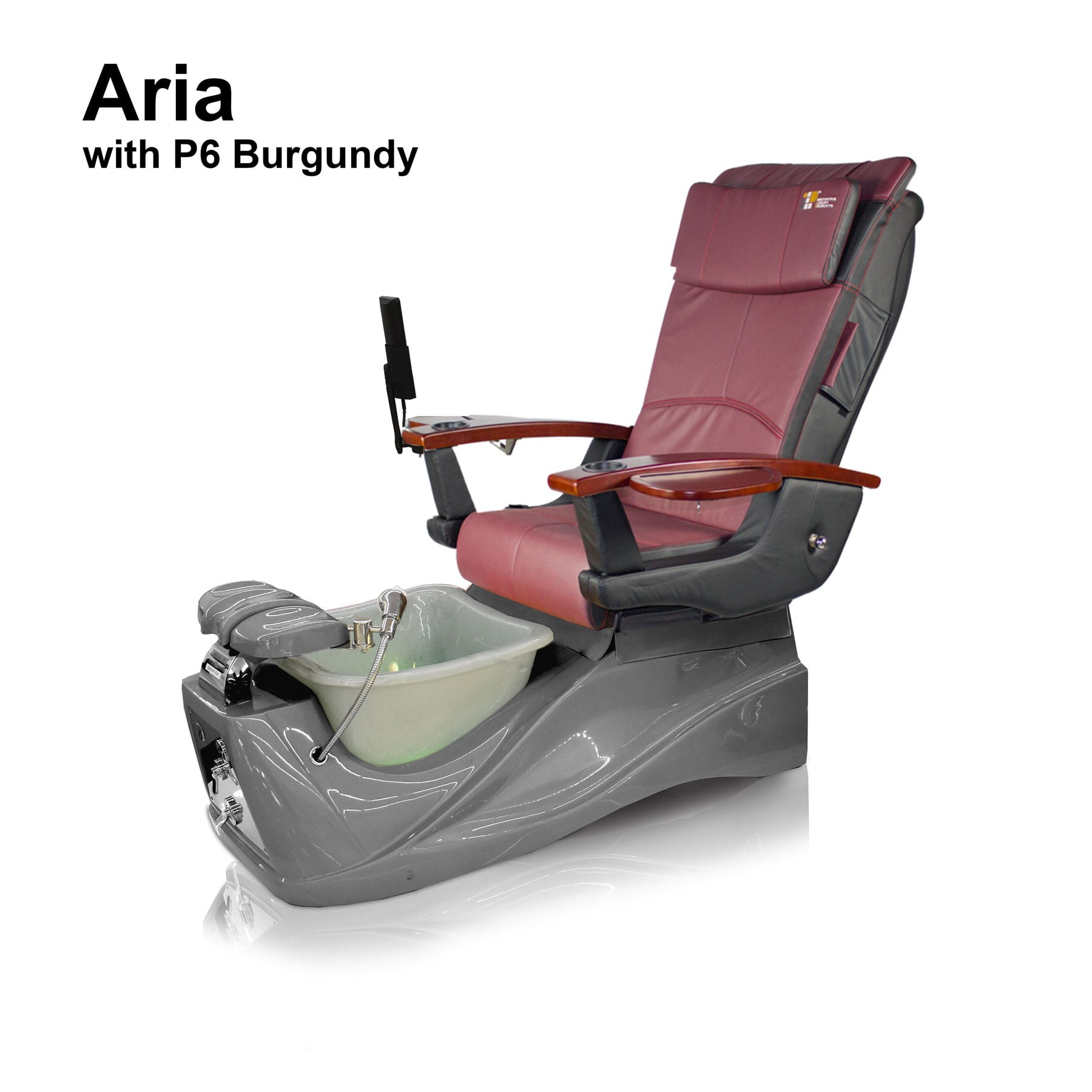 SNS Pedicure Spa Aria with P6 Burgundy LED Color Therapy Light