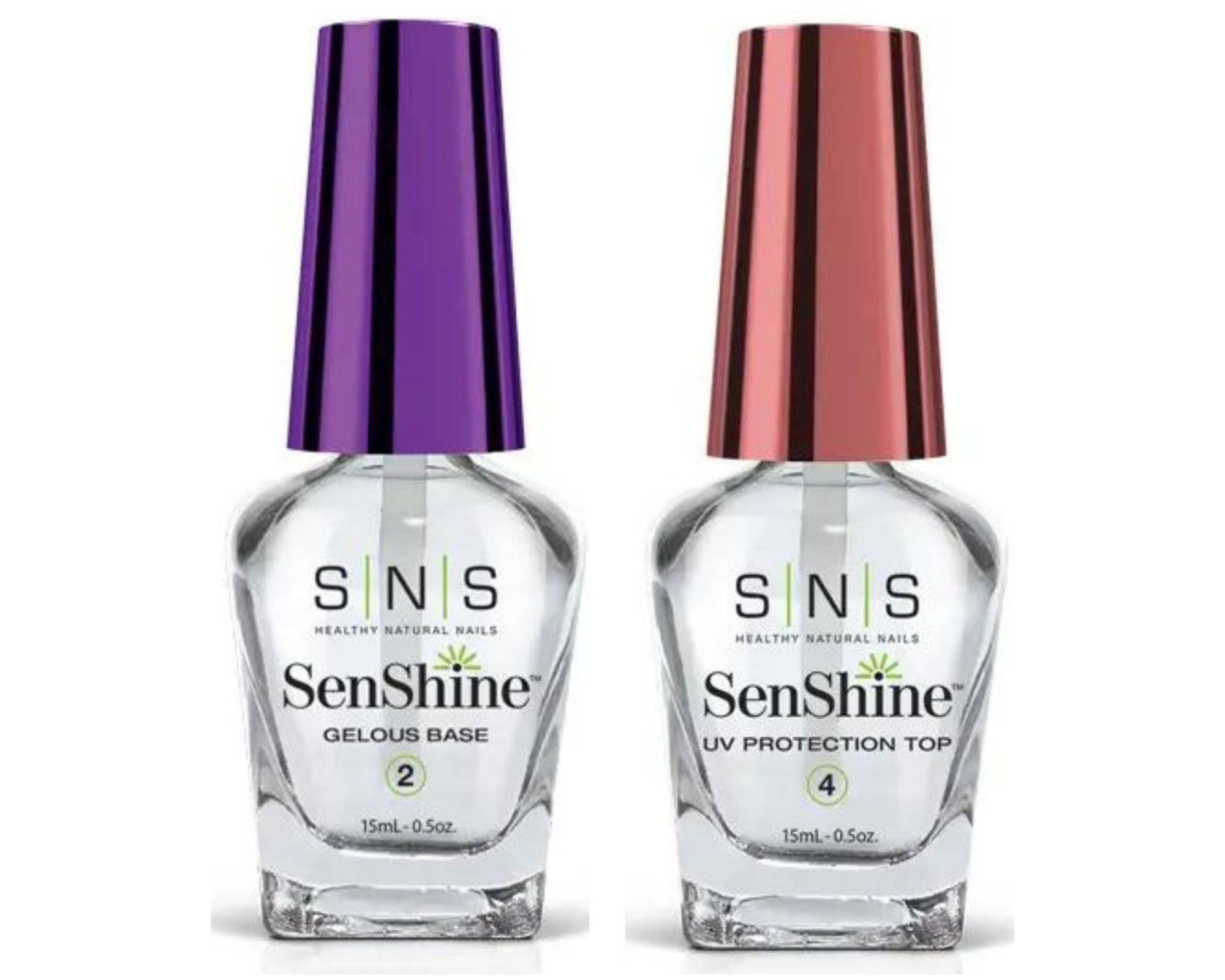 SNS SenShine Bases Sealers Gelous Base and UV Protection Top