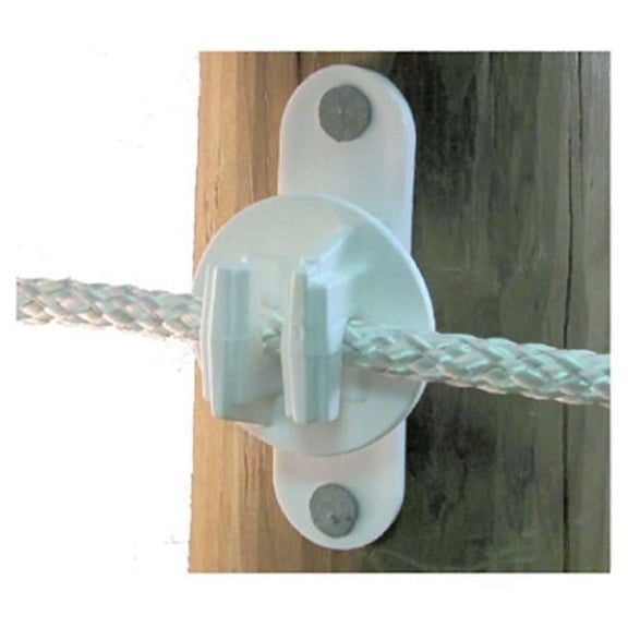 SNUG HTW Wood Or Vinyl Post Insulator, Equine White, 25 Piece
