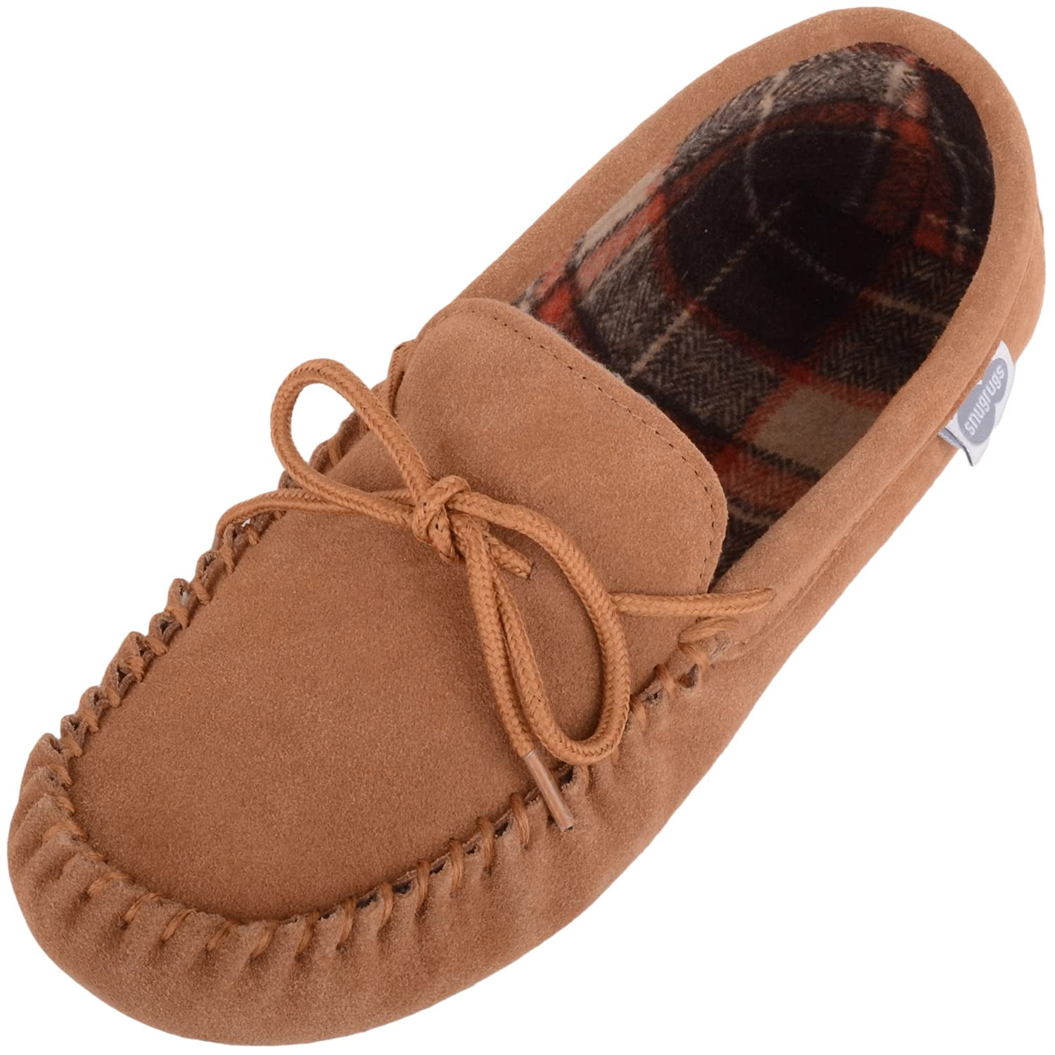 mens suede moccasin slippers