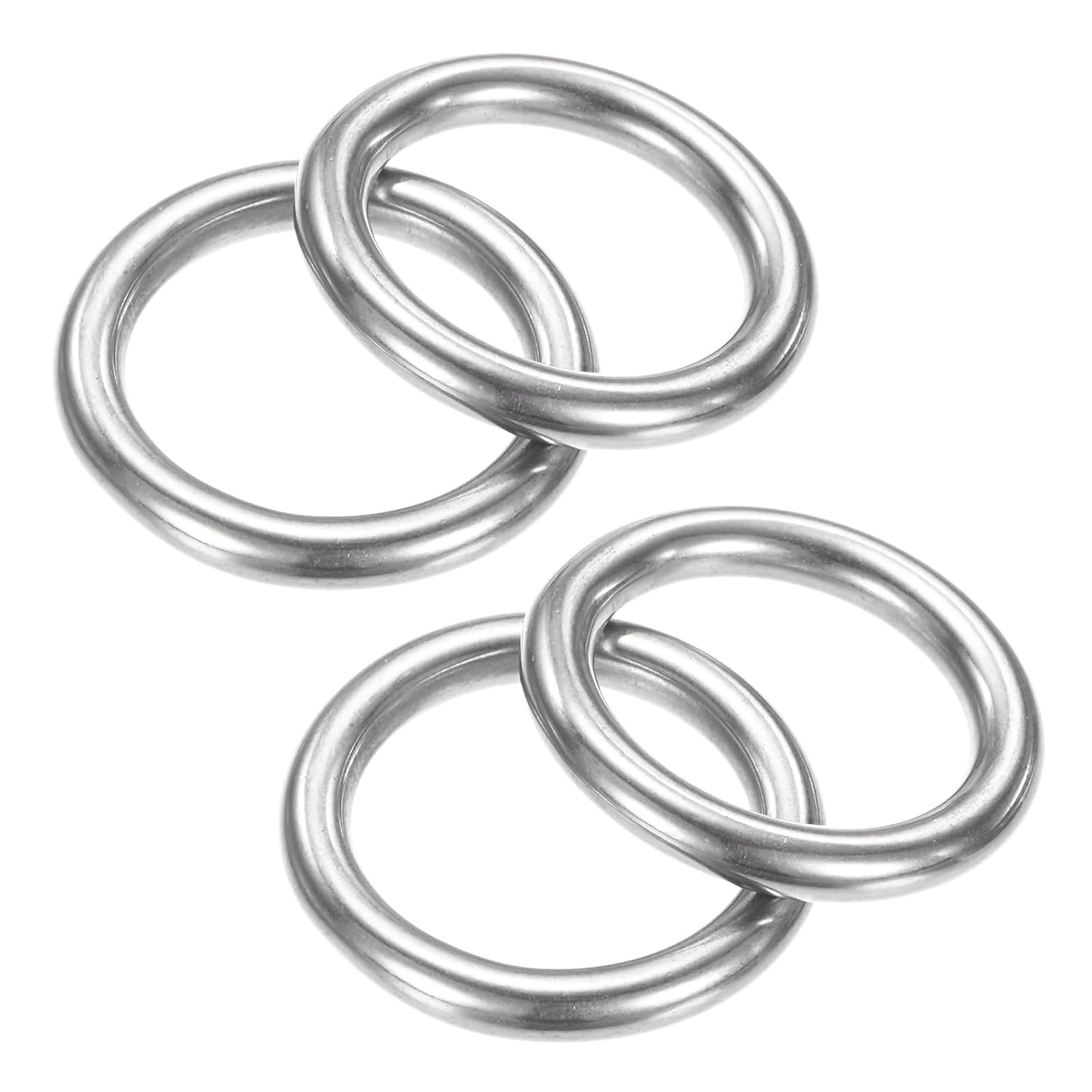 SNYMW 1 Inch Dia Metal O Rings [4Pcs] - 316 Stainless Steel 0.2 Inch ...