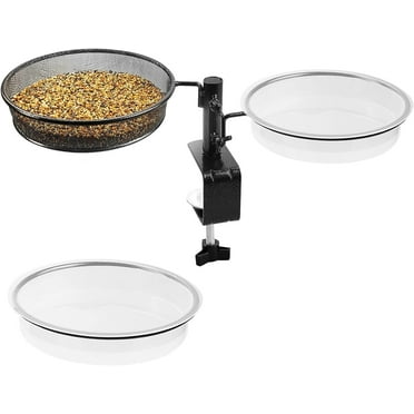 SNYNUXX Deck Bird Feeders for Dual Use, Bronze