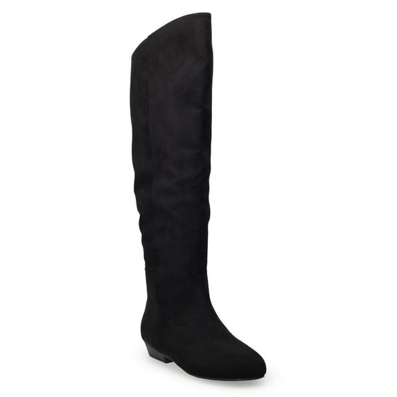 SO® Bavitaa Women's Knee-High Boots Color: Black Size: 10