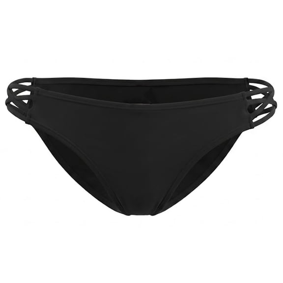 SO Black Strappy Criss Cross Strappy Bikini Bottom Swimwear Juniors' XS