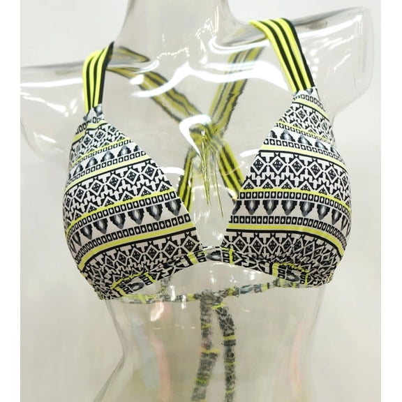 SO Geometric Push-Up Macrame Racerback Bikini Top Swimwear Juniors' Women's XS