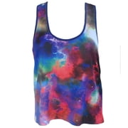 SO Junior Womens Tie-Dye Racerback Athletic Tank Medium