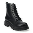 thumbnail image 1 of SO® Meela Women's Lace-Up Combat Boots Color: Black Size: 6, 1 of 4