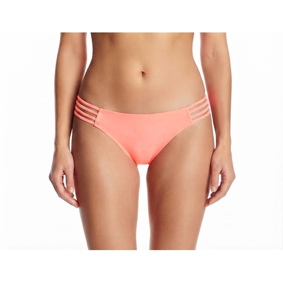 SO Peach Bikini Strappy Hipster Bottom Swimwear Juniors' Small