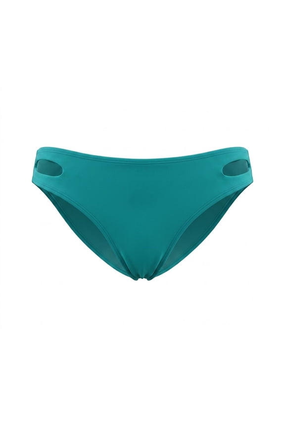 Teal Cut-Out Hipster Bikini Bottom Swimwear Juniors' XL