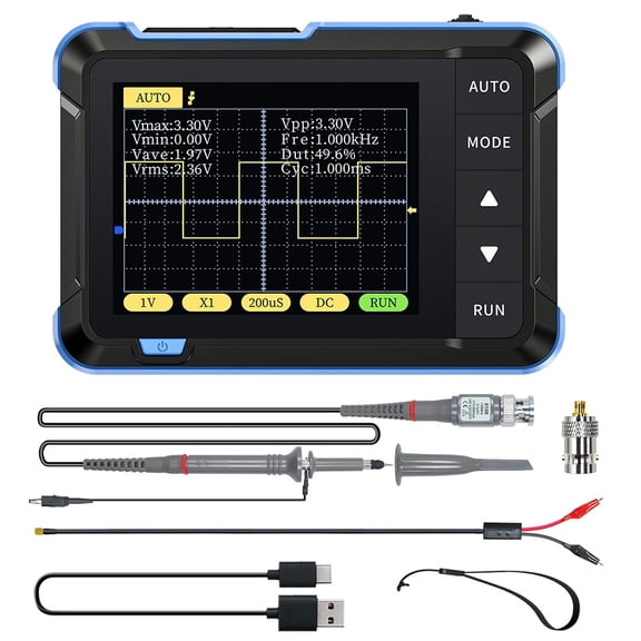 SO152 Handheld Digital Oscilloscope 2.5MSa/s, 200KHz, Analog Bandwidth 800VPP