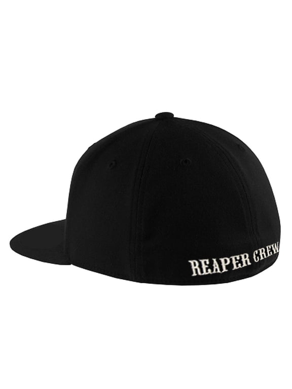 TV Store SOA Sons of Anarchy Reaper Crew Fitted Baseball Cap Hat (Adult Small/Medium) Black