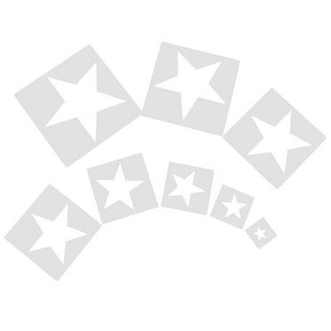 SOAC Star Art Stencils & Templates 8 Counts
