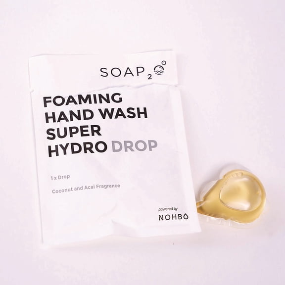 500 mL Pump Refill Foaming Super HydroDrop - Coconut Acai (30 Packs/Carton)
