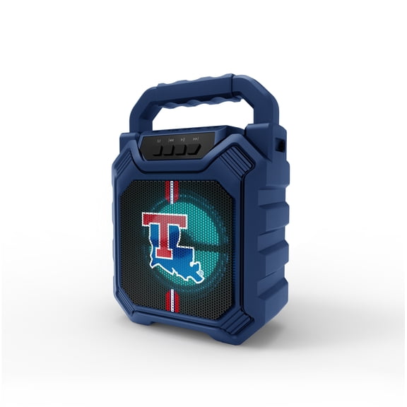 SOAR Collegiate LED ShockBox Wireless Bluetooth Speaker with FM radio - Louisiana Tech Bulldogs