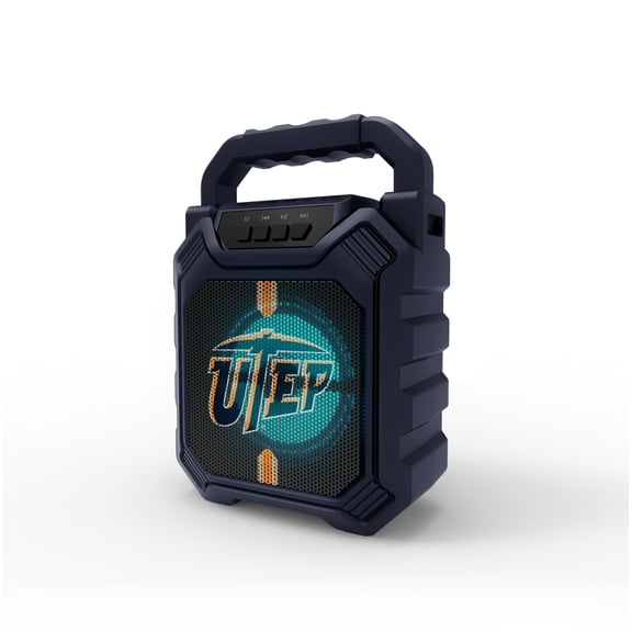 SOAR Collegiate LED ShockBox Wireless Bluetooth Speaker with FM radio-UTEP Miners