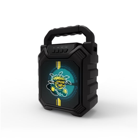 SOAR Collegiate LED ShockBox Wireless Bluetooth Speaker with FM radio-Wichita State Shockers