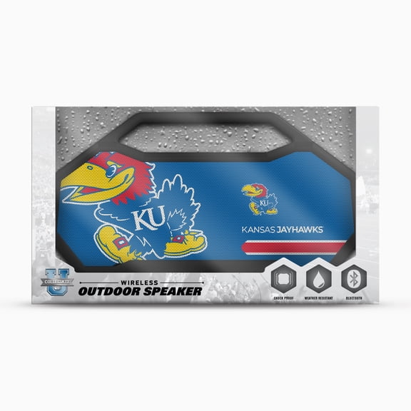 SOAR Collegiate Minnesota Vikings XL Wireless Bluetooth Speaker-Kansas Jayhawks
