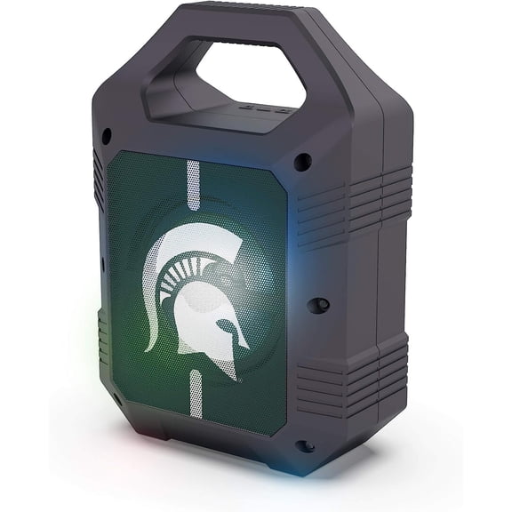 SOAR Collegiate ShockBox XL LED Wireless Bluetooth Speaker - Michigan State Spartans