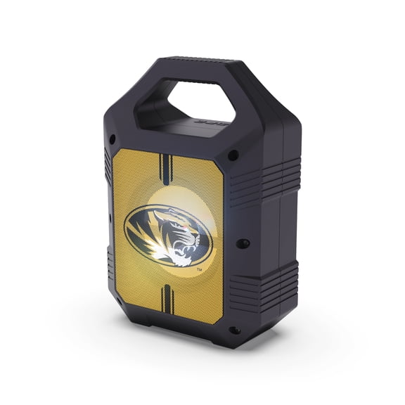 SOAR Collegiate ShockBox XL LED Wireless Bluetooth Speaker-Missouri Tigers
