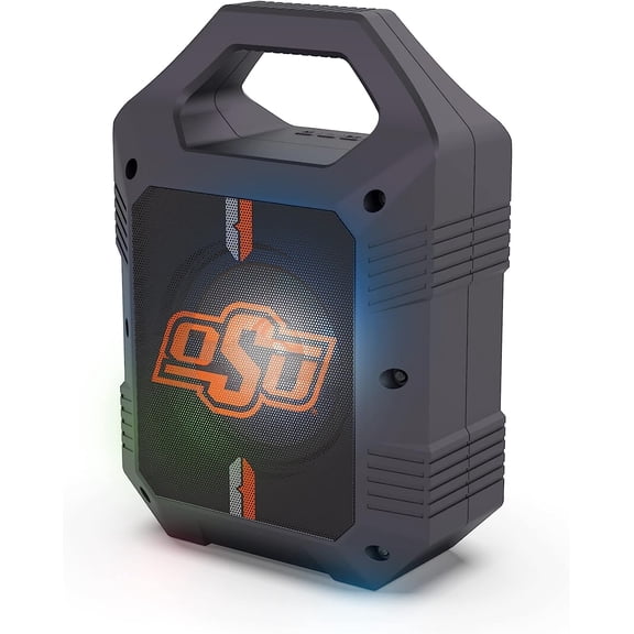 SOAR Collegiate ShockBox XL LED Wireless Bluetooth Speaker - Oklahoma State Cowboys