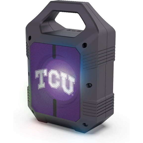 SOAR Collegiate ShockBox XL LED Wireless Bluetooth Speaker - Tcu Horned Frogs