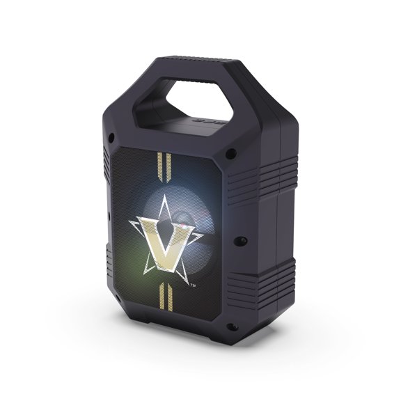 SOAR Collegiate ShockBox XL LED Wireless Bluetooth Speaker-Vanderbilt Commodores