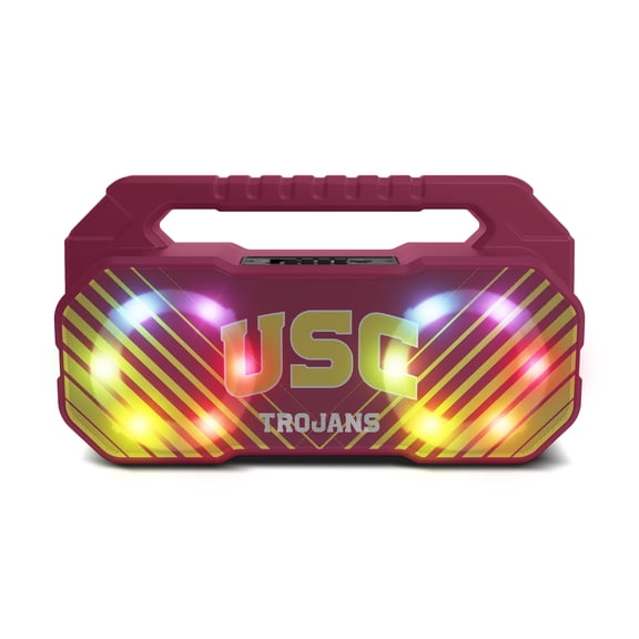 SOAR Collegiate Wireless Boombox Speaker with FM Radio - USC Trojans