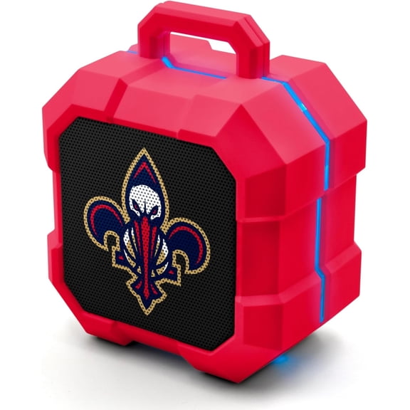 SOAR NBA Shockbox LED Wireless Bluetooth Speaker - New Orleans Pelicans