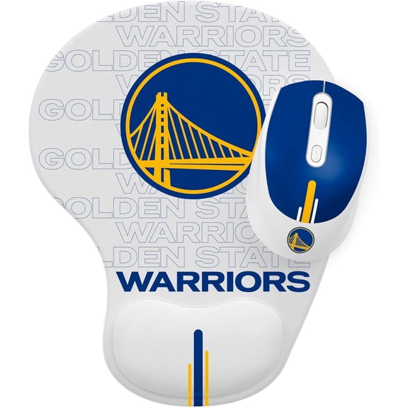 SOAR NBA Mouse and Mouse Pad Combo - Golden State Warriors