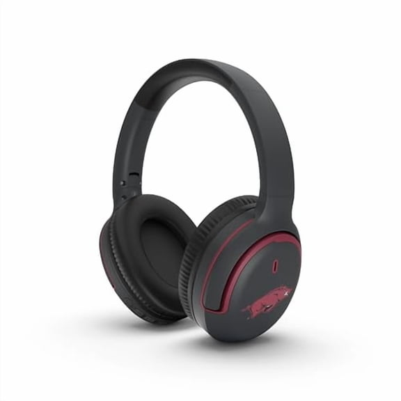 SOAR NCAA Active Noise Cancelling Over The Ear Headphones - Arkansas Razorbacks