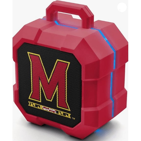 SOAR Collegiate LED ShockBox Wireless Bluetooth Speaker- Maryland Terrapins