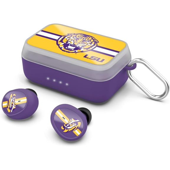 SOAR NCAA True Wireless Earbuds - LSU Tigers