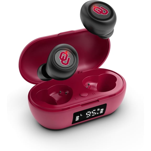 SOAR NCAA True Wireless Earbuds V.7 - Oklahoma Sooners