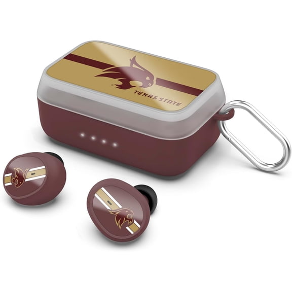 SOAR NCAA True Wireless Earbuds - Texas State Bobcats