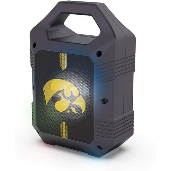 SOAR NCAA Unisex ShockBox XL Wireless Bluetooth Speaker - Iowa Hawkeyes